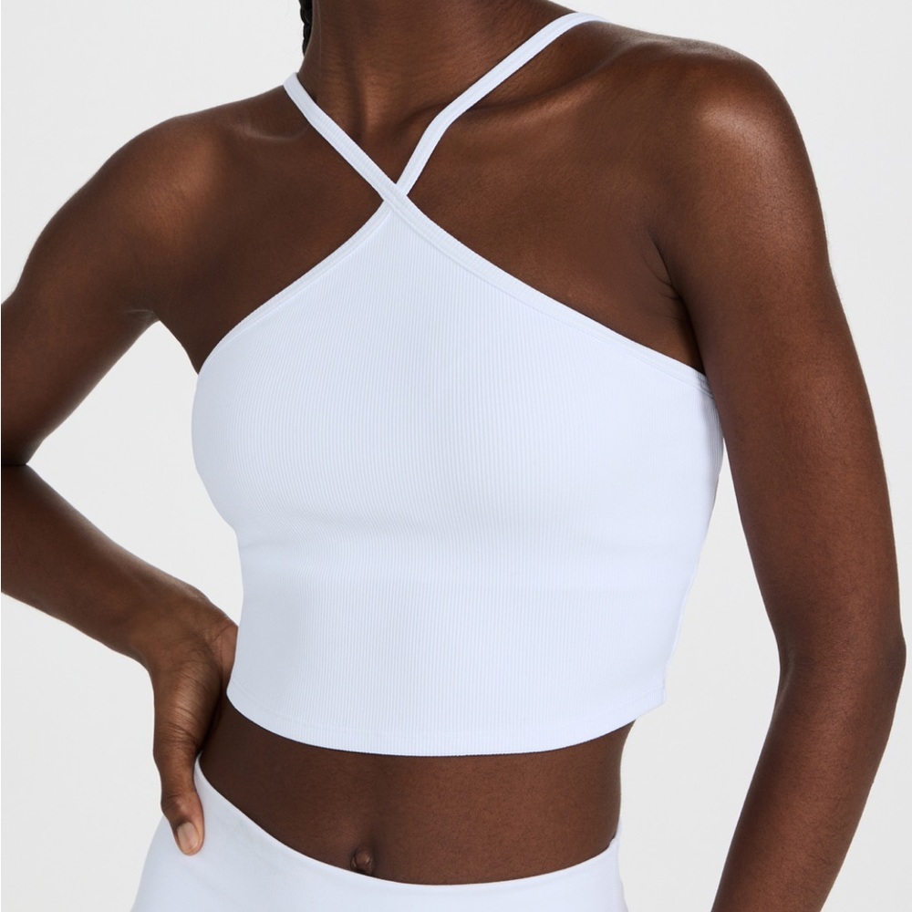 Alo yoga White Ribbed Women's Camisole Top